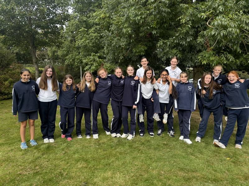 Our gardeners together on the lawn